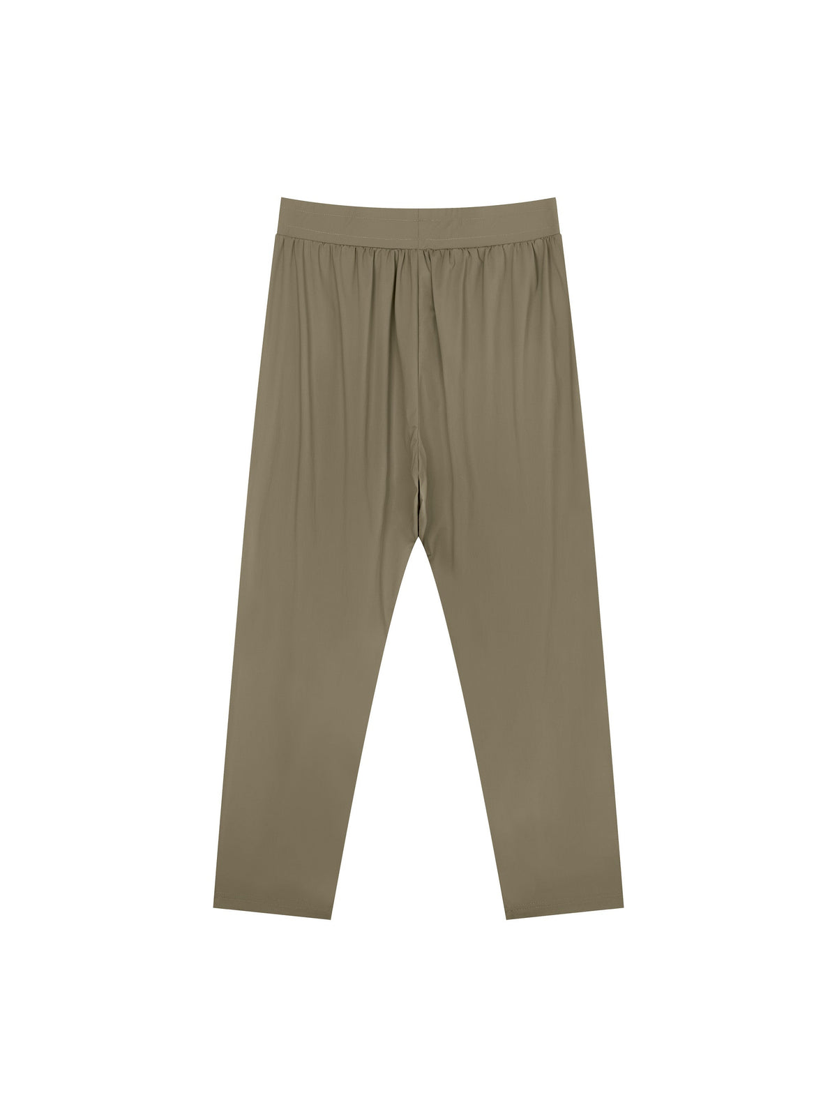Men's Straight Leg Elastic Waist Pants