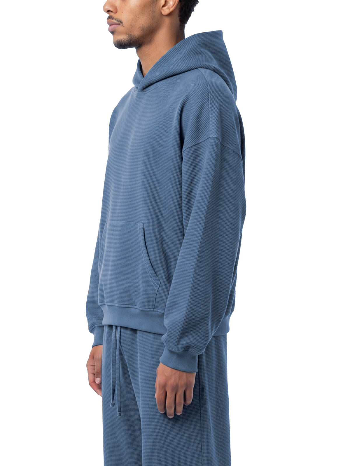 Unisex Waffle Boxy Hoodie