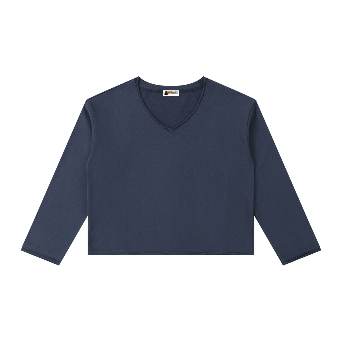 Women's Raw Hem Long Sleeve T-Shirt