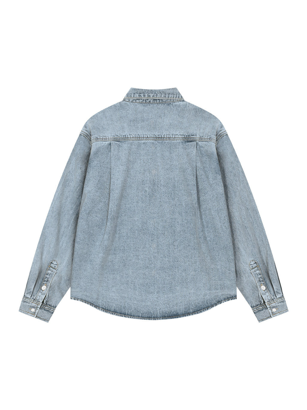 Unisex Vintage Wash Denim Shirt