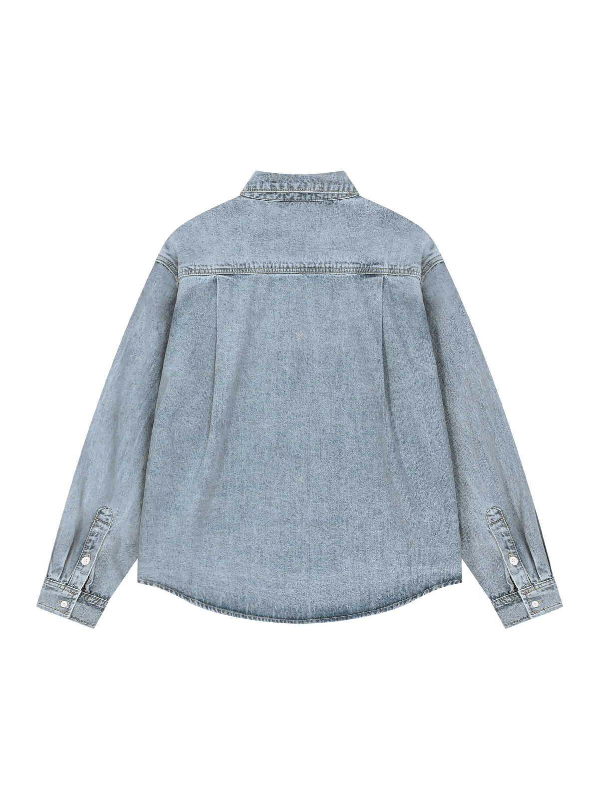 Unisex Vintage Wash Denim Shirt