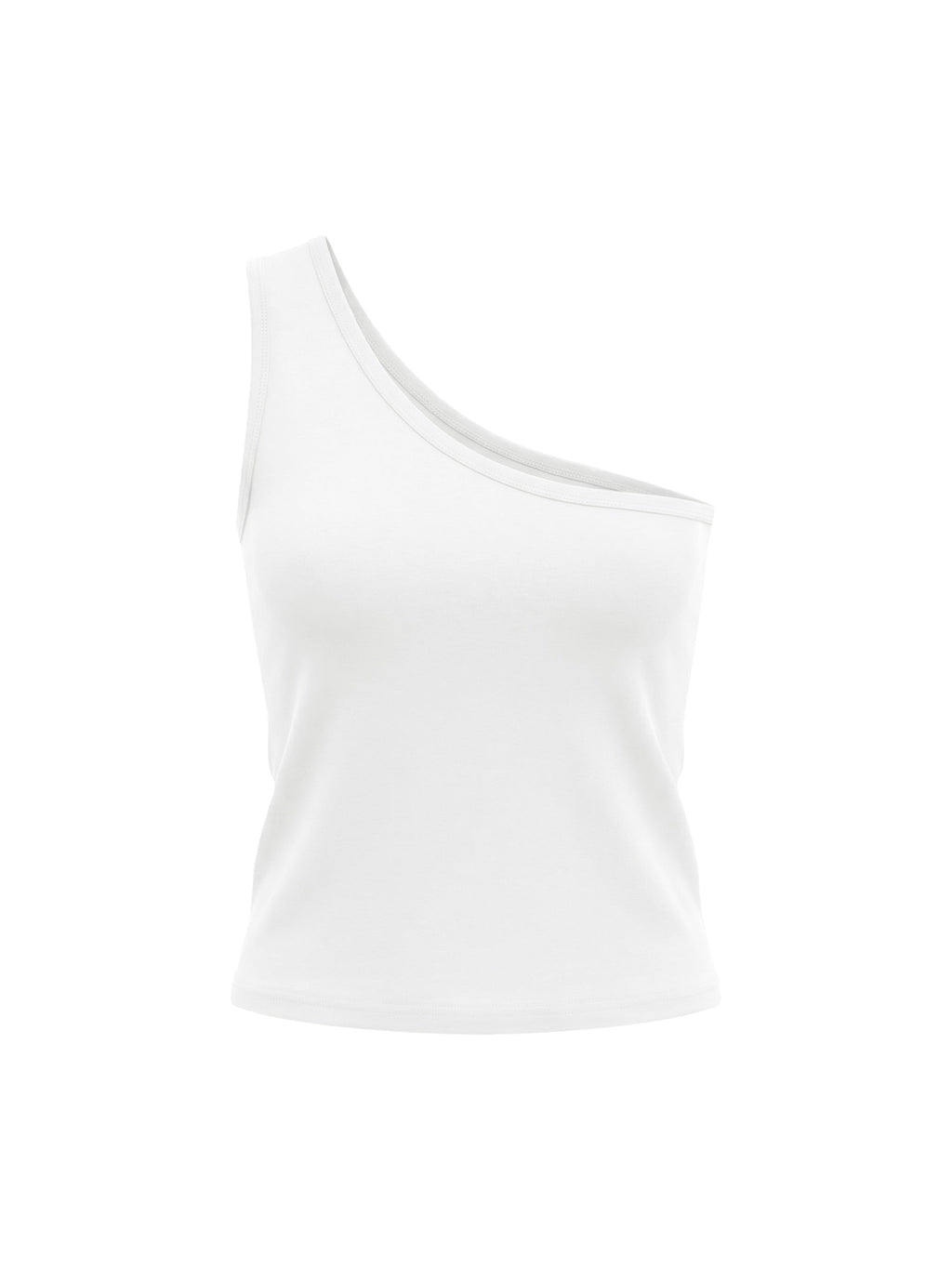 Women's One-Shoulder Crop Tank Top