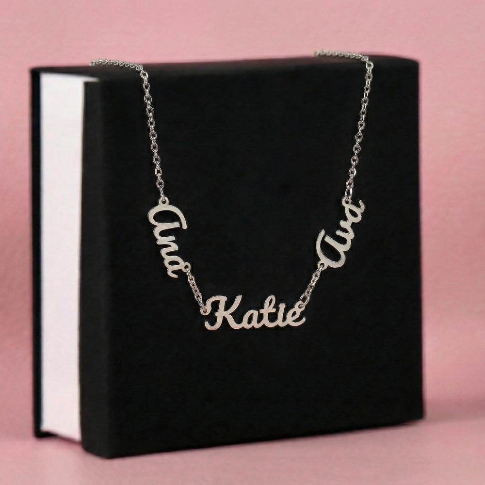 Multiple Name Necklace — product gallery photo 2