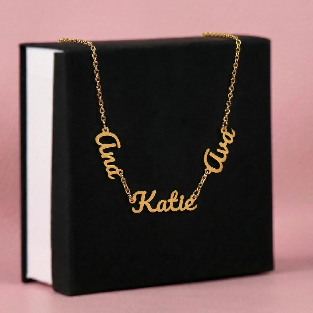 Multiple Name Necklace — product gallery photo 9