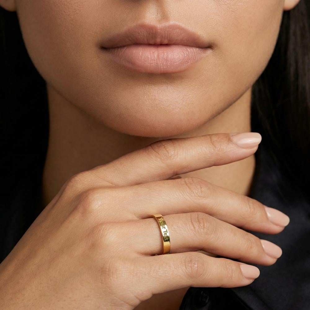 Engraved Women's Ring — product gallery photo 12