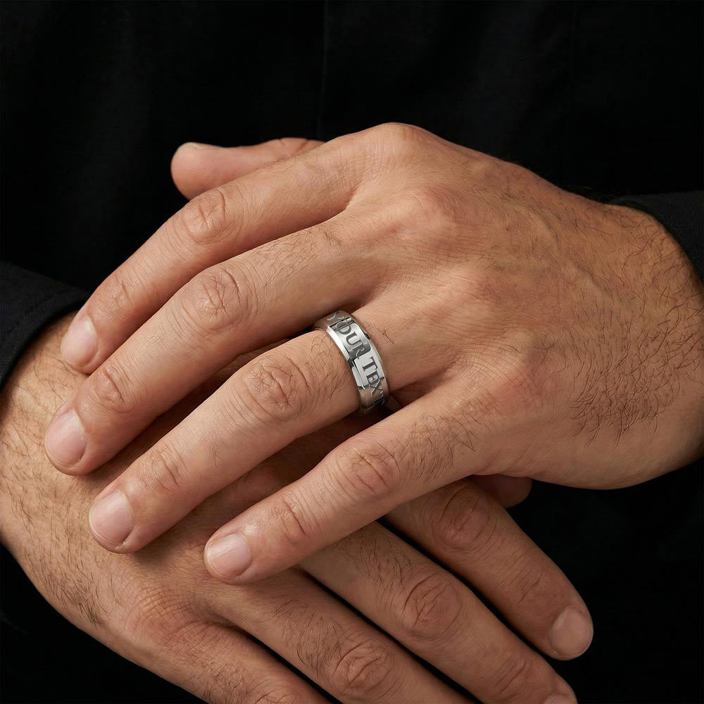 Men's Ring - Engraved — product gallery photo 2