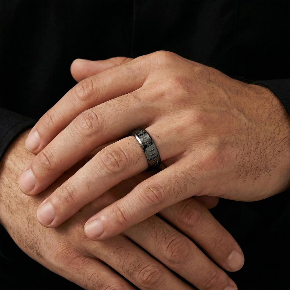 Men's Ring - Engraved — product gallery photo 6