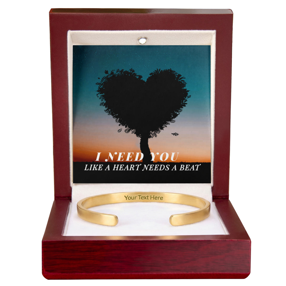 Cuff Bracelet - Engraved
