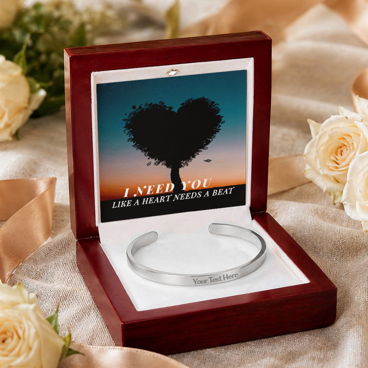 Cuff Bracelet - Engraved