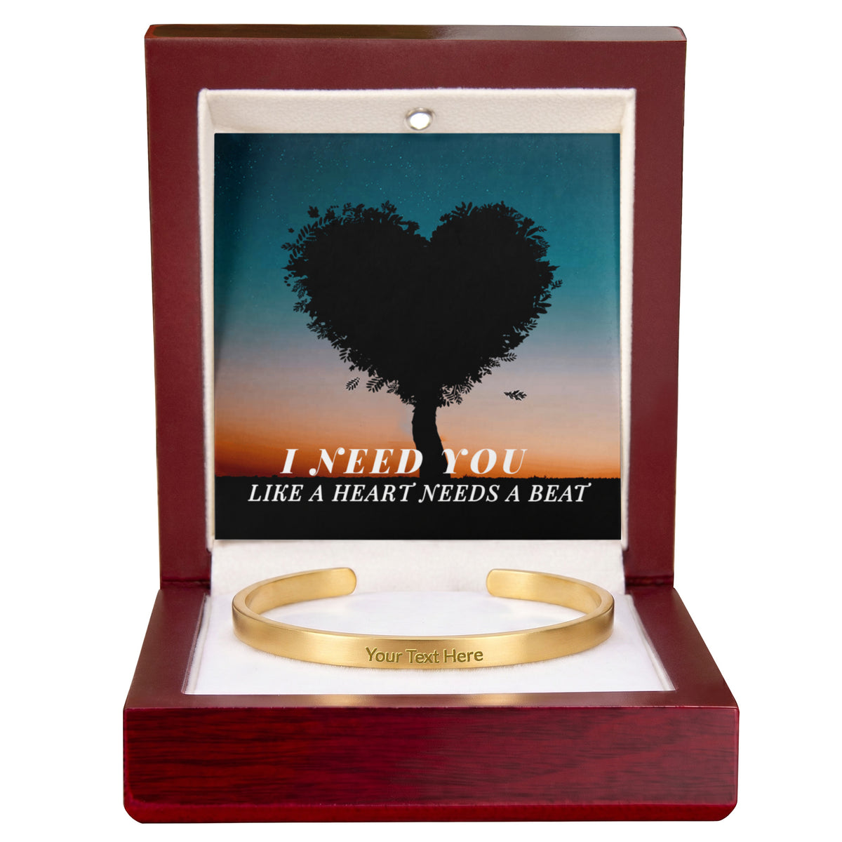 Cuff Bracelet - Engraved