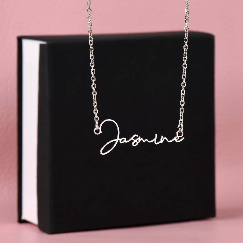 Signature Style Custom Name Necklace — product gallery photo 2