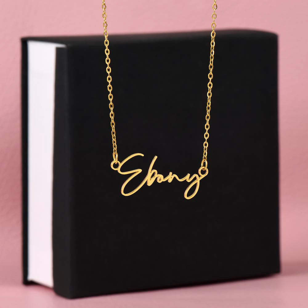 Signature Style Custom Name Necklace — product gallery photo 4