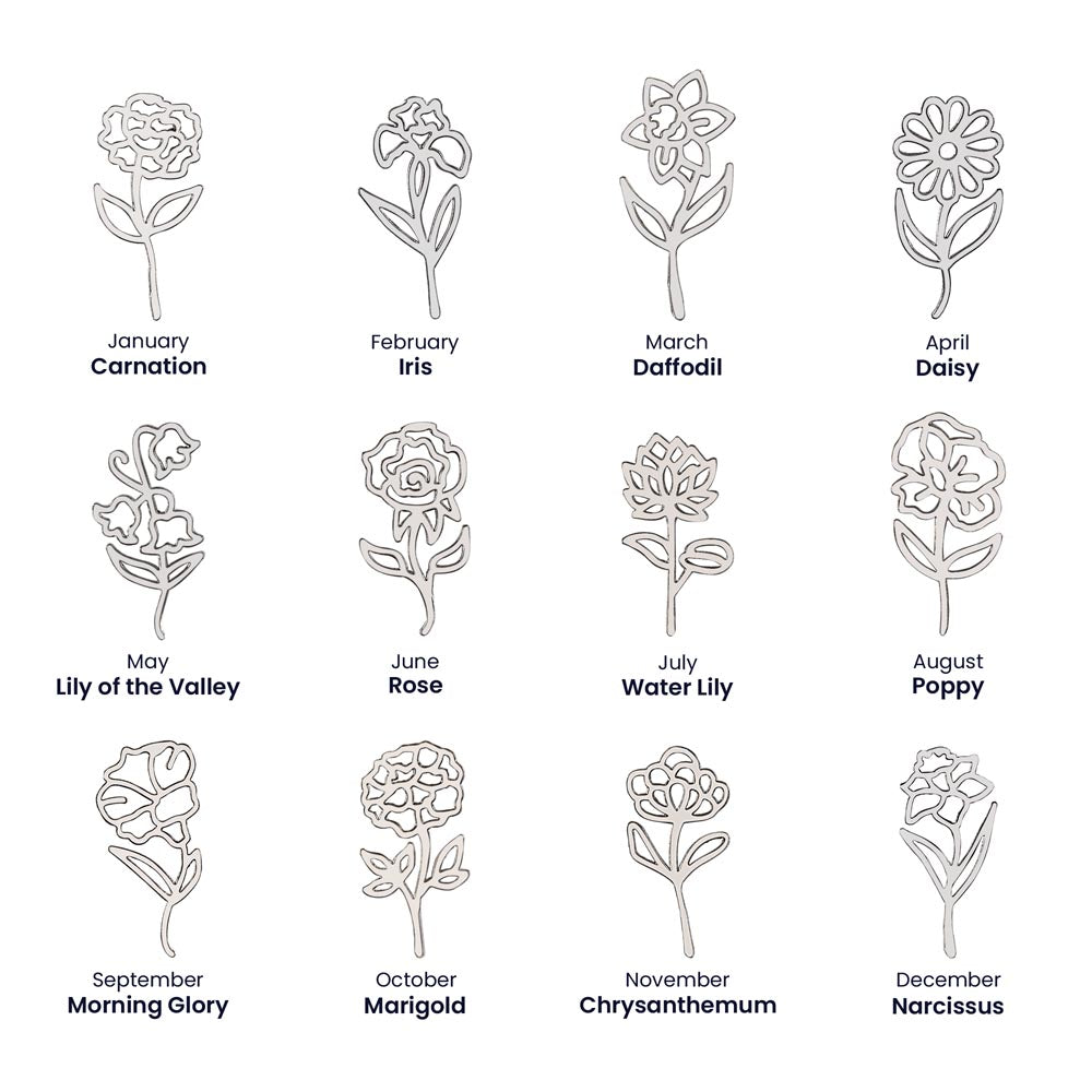 Flower Name Necklace — product gallery photo 13