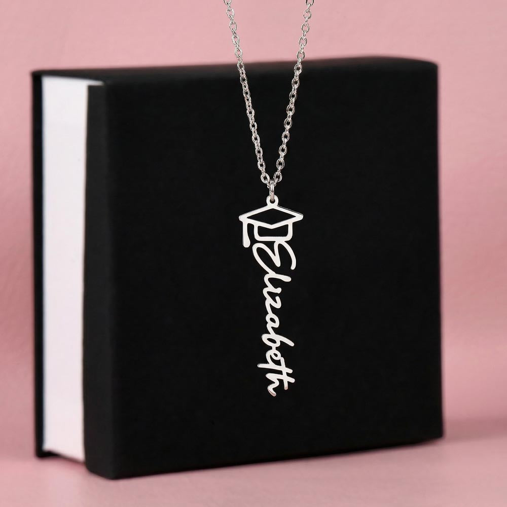 Graduation Cap Necklace — product gallery photo 3
