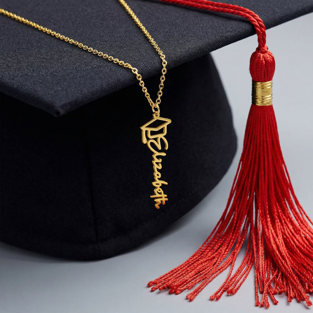 Graduation Cap Necklace — product gallery photo 5
