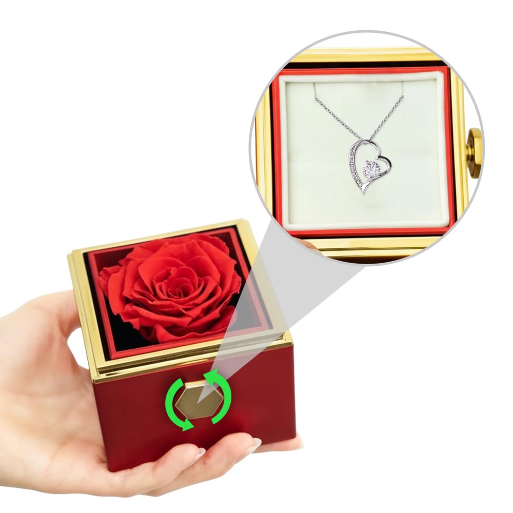 Forever Love - Rotating Rose Gift Box — product gallery photo 2