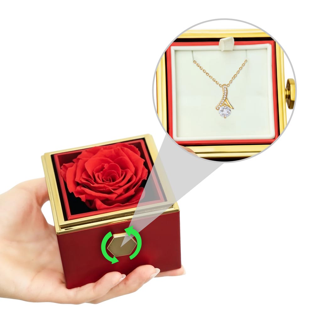 Alluring Beauty - Rotating Rose Gift Box — product gallery photo 6
