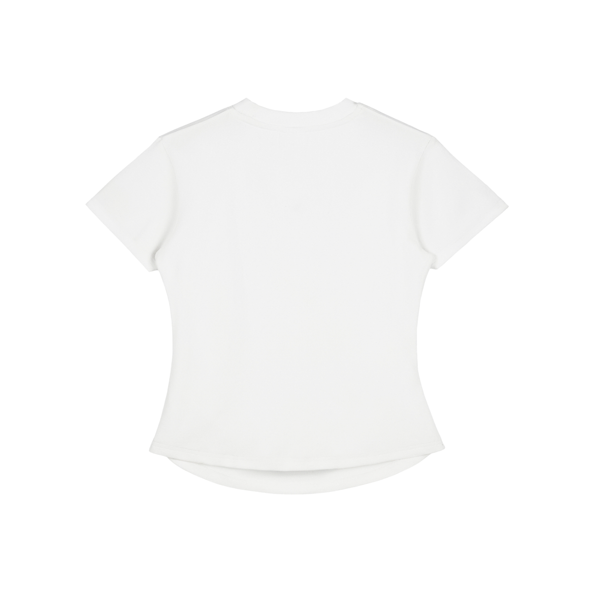 Vintage Washed Bodycon Cotton T-Shirt