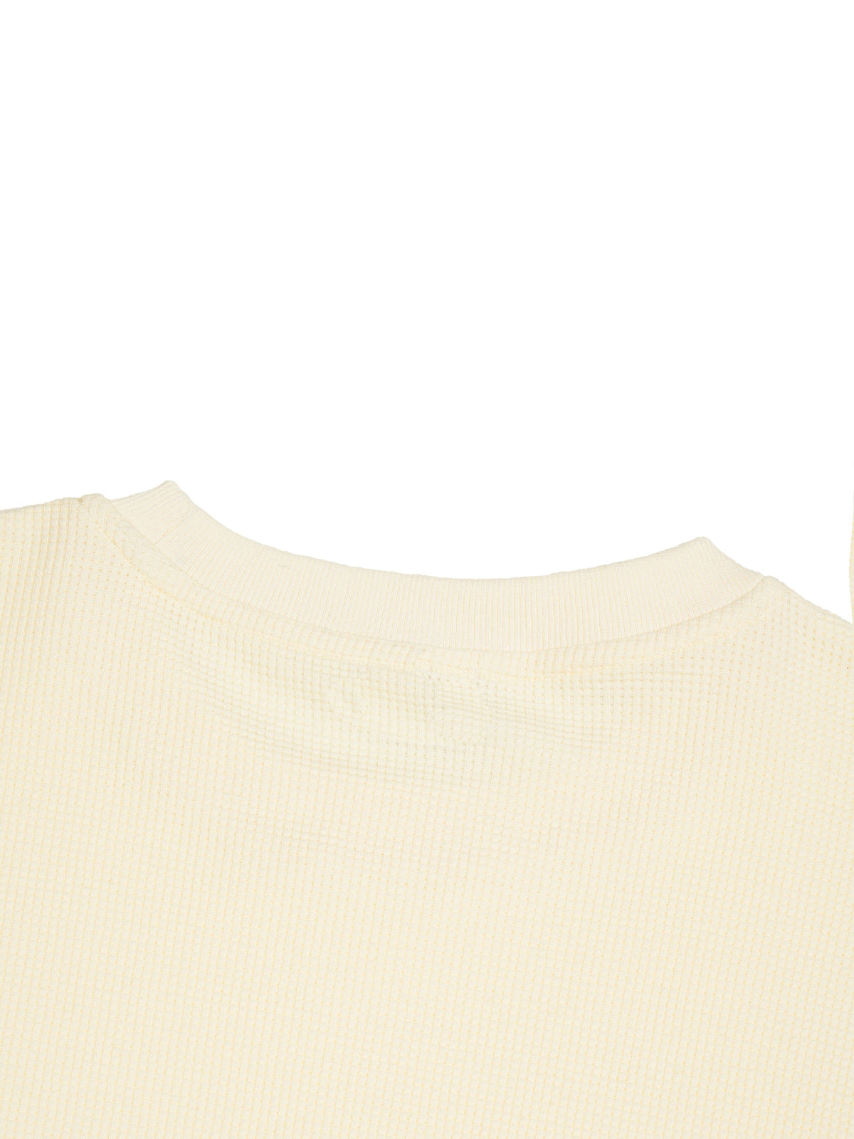Unisex Waffle Raw Edge T-Shirt