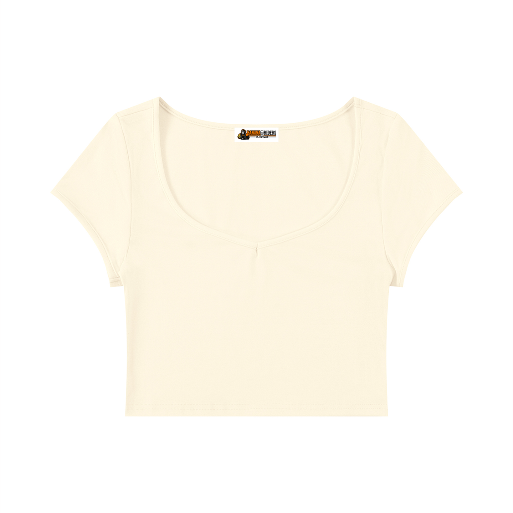 Women's Slim Cap Sleeve Crop T-Shirt