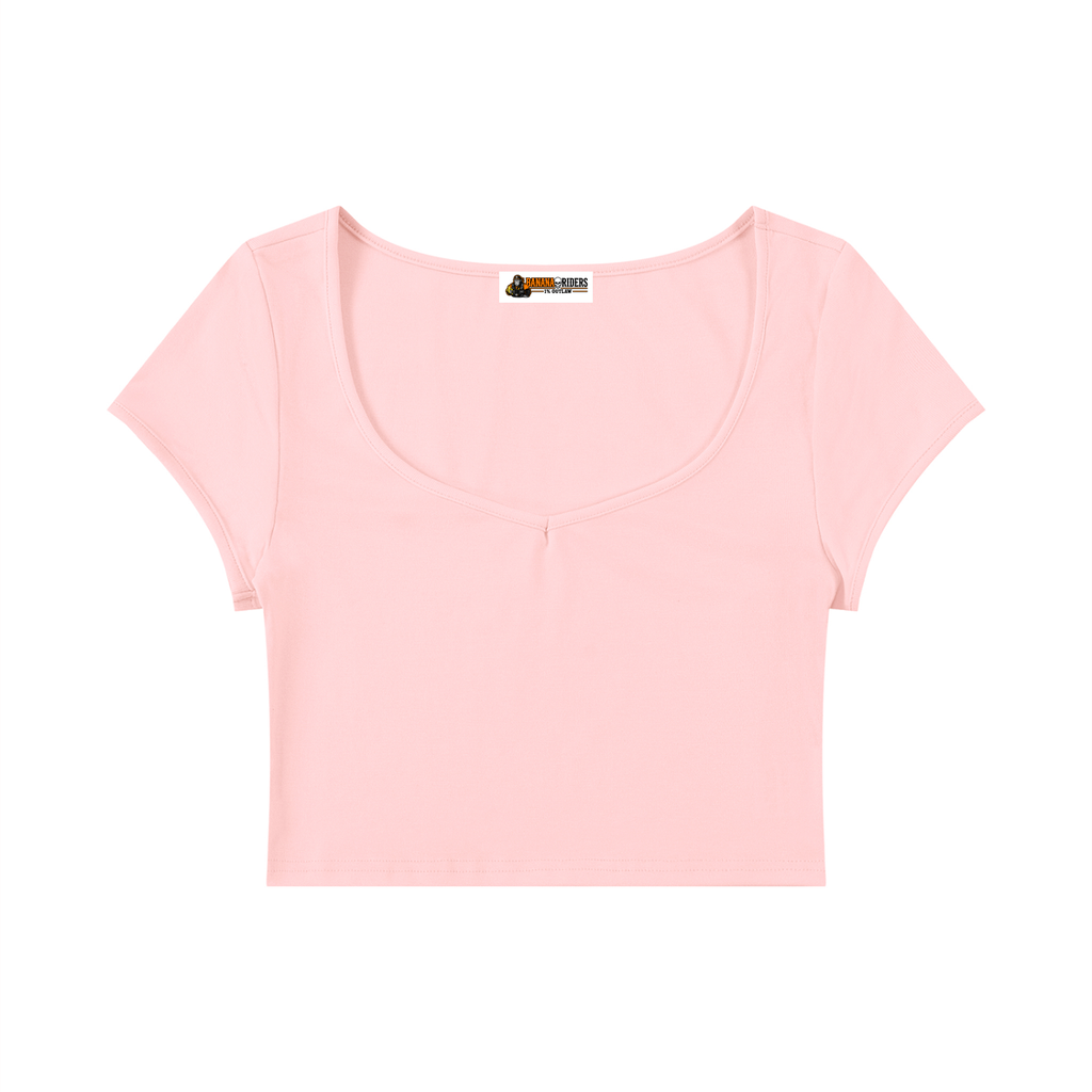 Women's Slim Cap Sleeve Crop T-Shirt