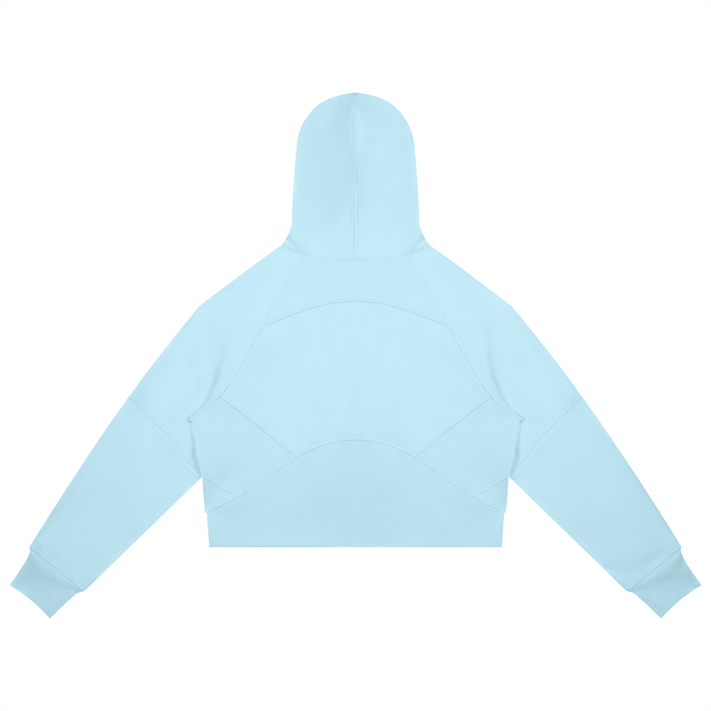 Women’s Cropped Zip-Through Hoodie