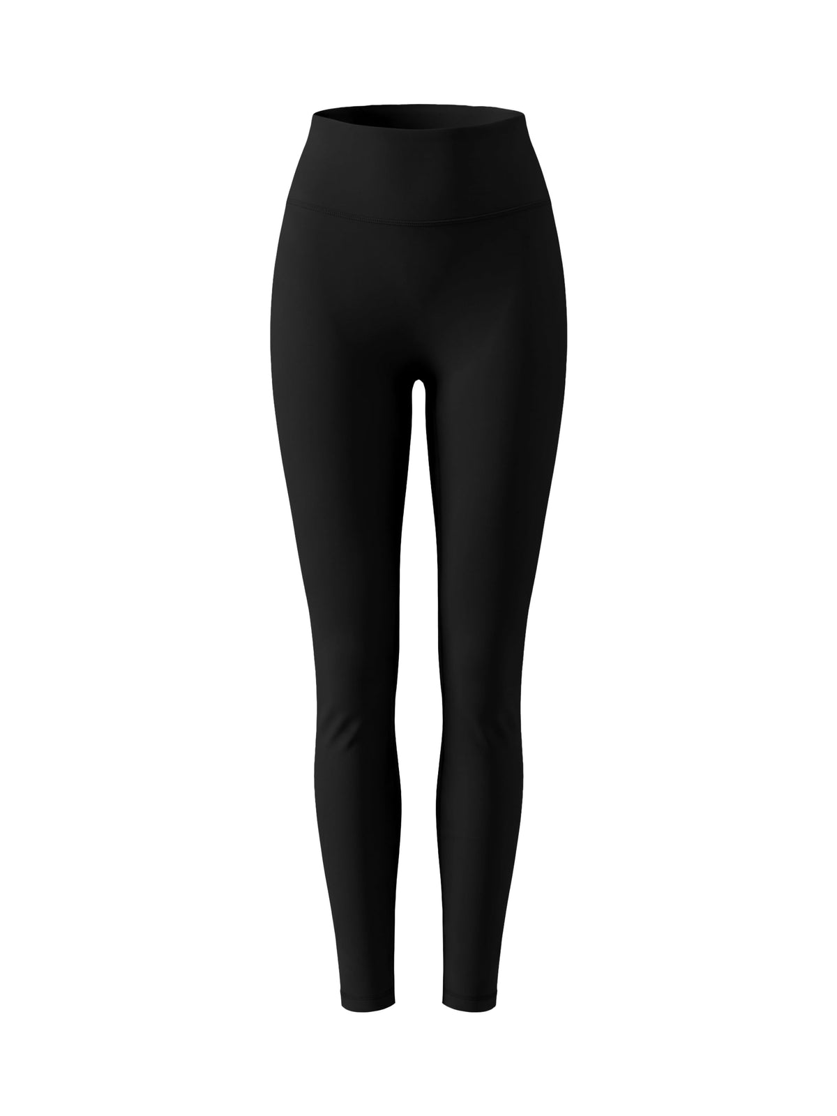 Women's Solid High Rise Leggings
