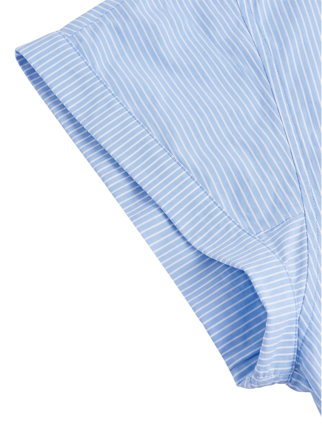 Women’s Striped Boxy Cropped Shirt
