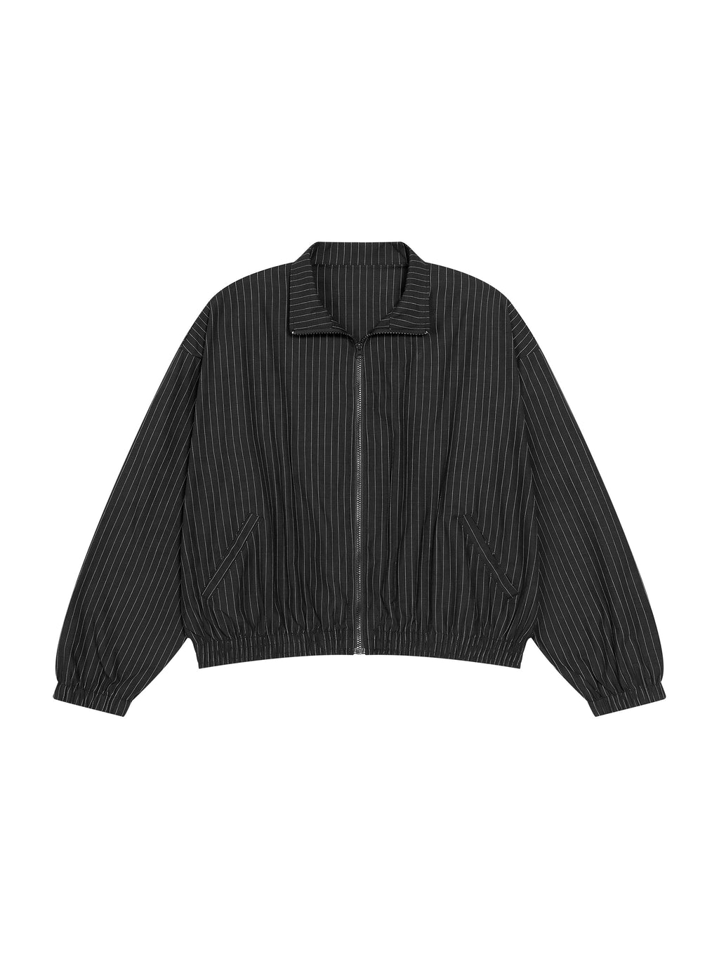 Unisex Striped Full-Zip Track Jacket