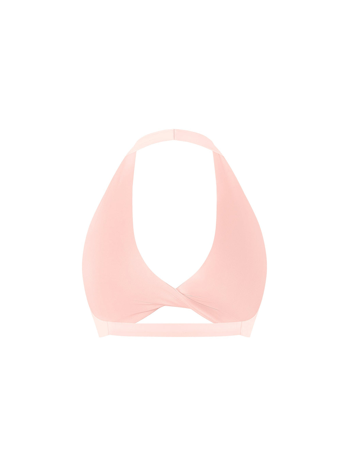 Women's Pleated Halter Sports Bra