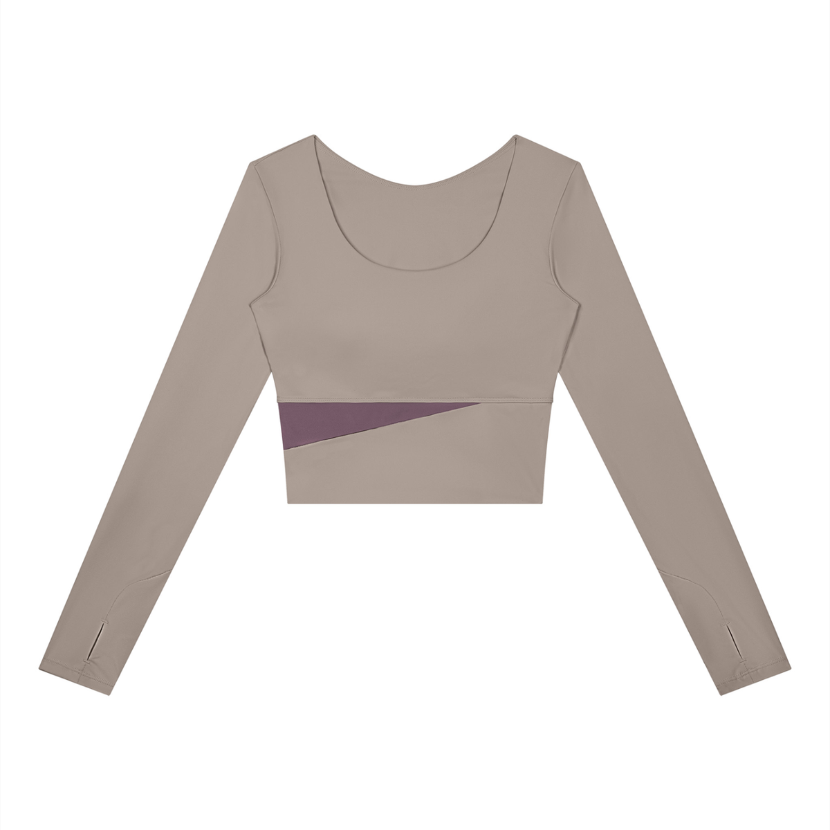 Women's Panelled Long Sleeve Yoga T-Shirt