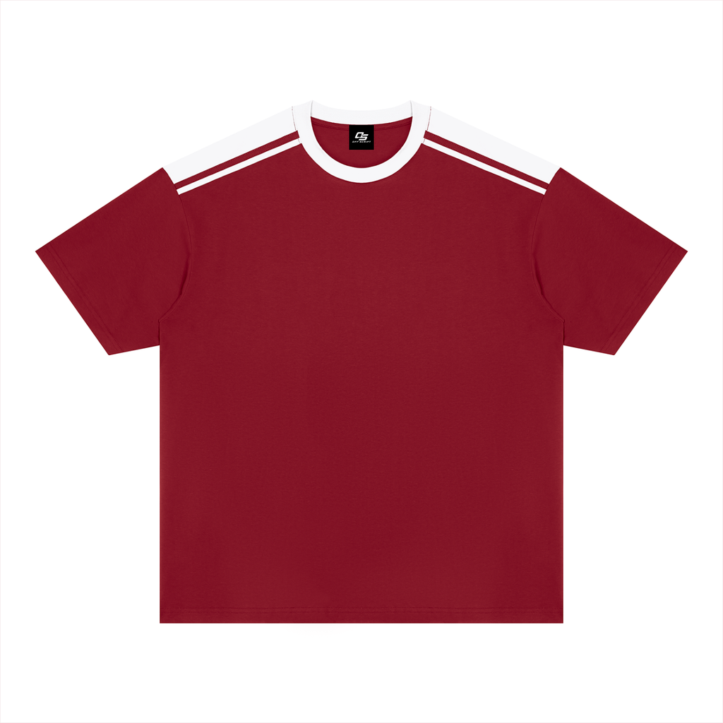 Unisex Color Block Loose T-Shirt