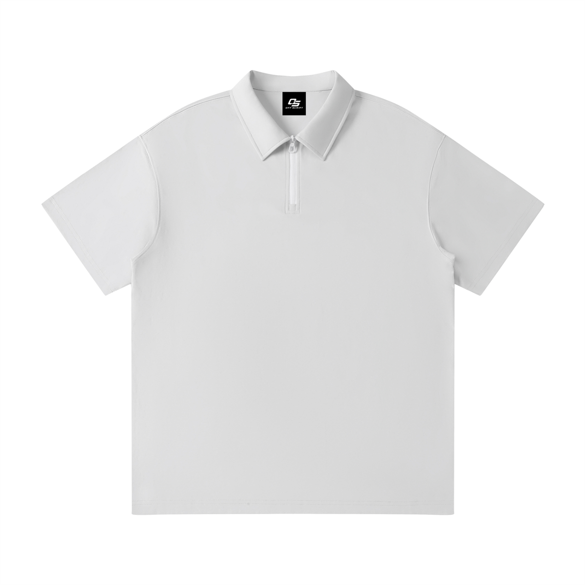 Unisex Quarter-Zip Polo Shirt