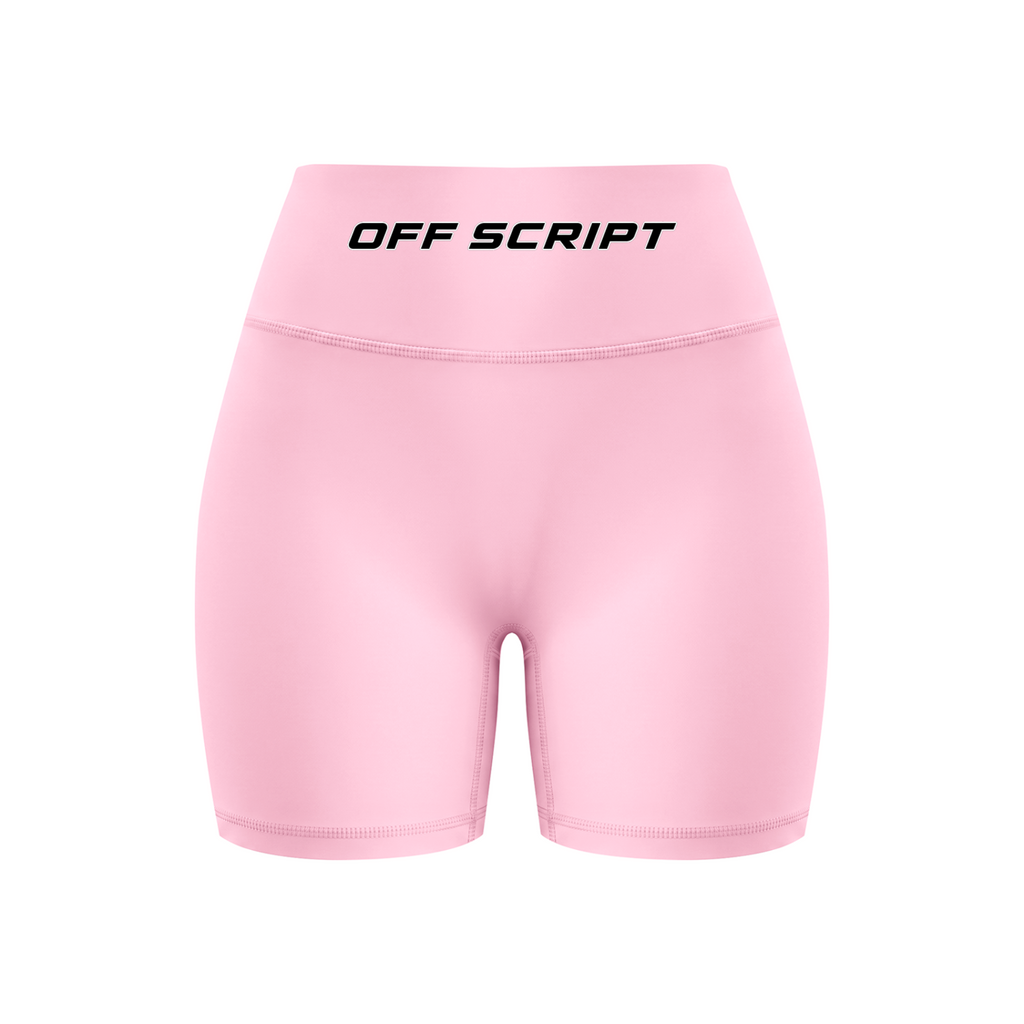 Off Script Women’s High-Waisted Scrunch Yoga Biker Shorts