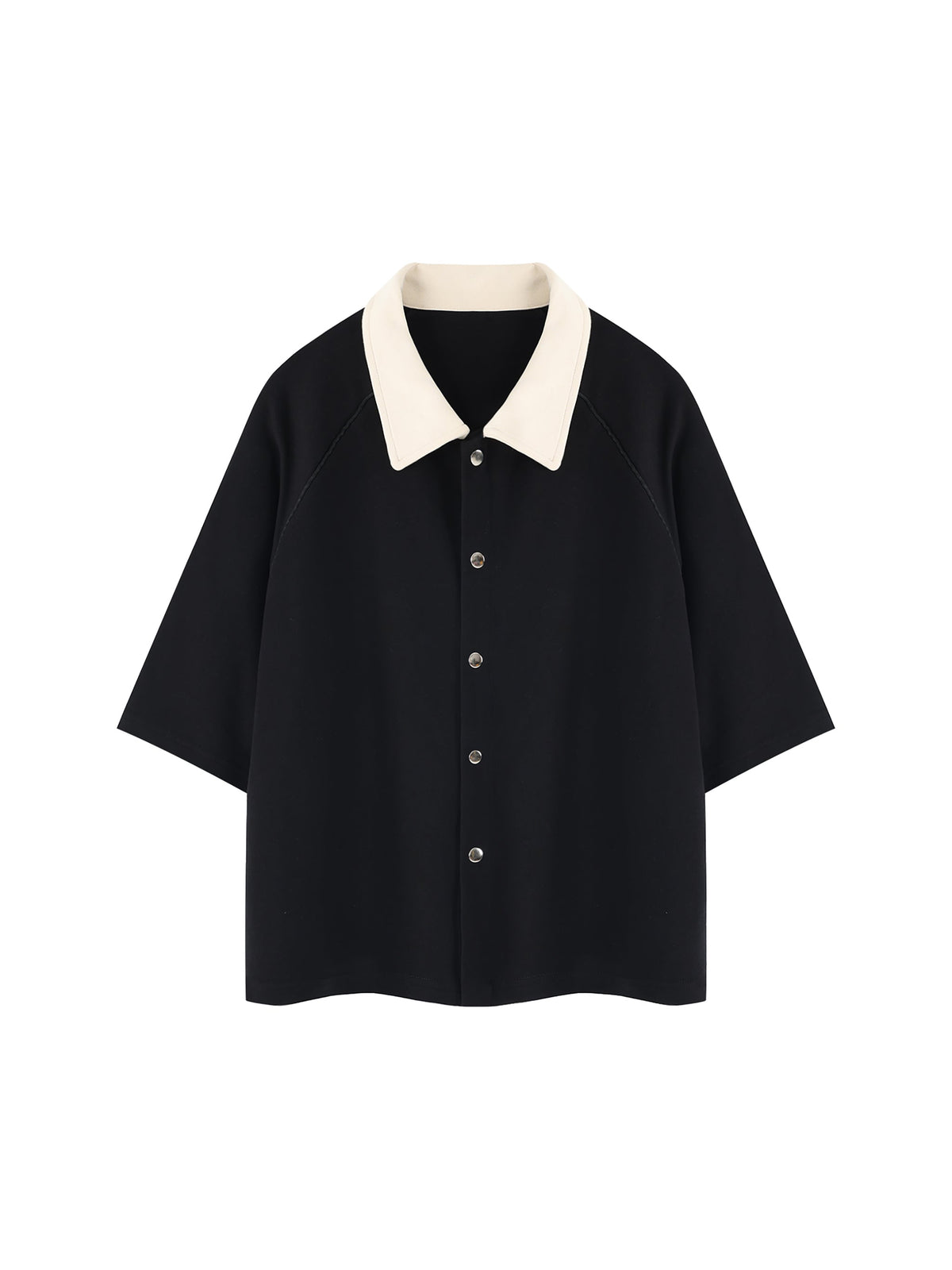 Unisex Colour Block Boxy Short Sleeve Shirt