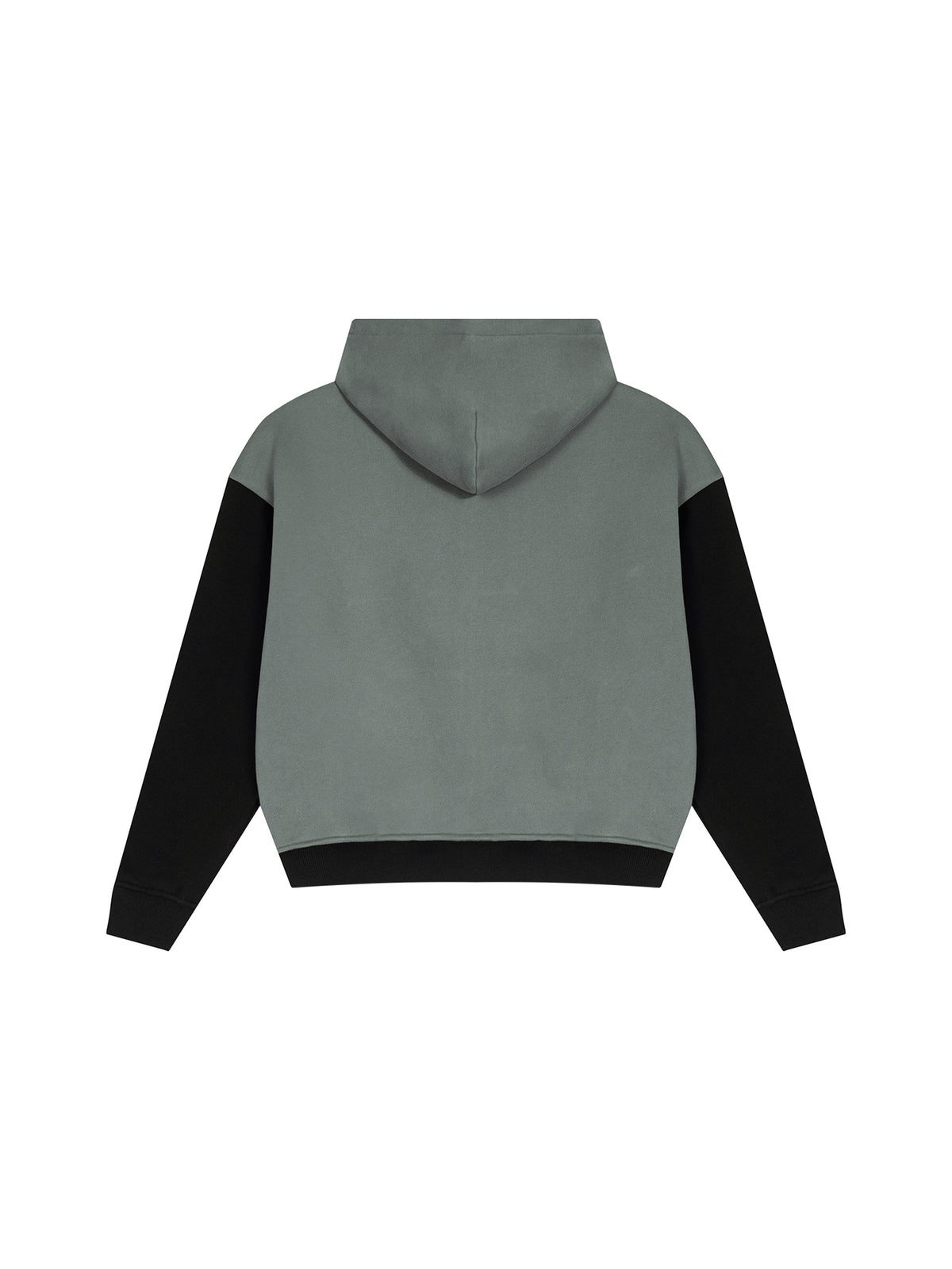 Unisex Color Block Fleece Full Zip Hoodie