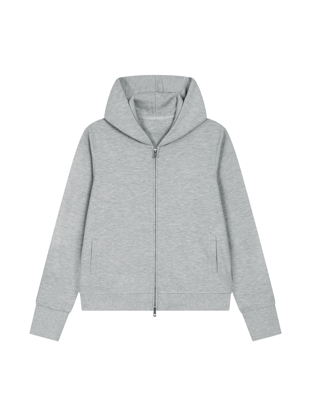 Women's Waffle Full Zip Hoodie