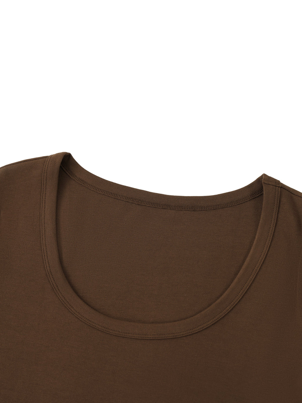 Women's Solid Color Slim Crop T-Shirt