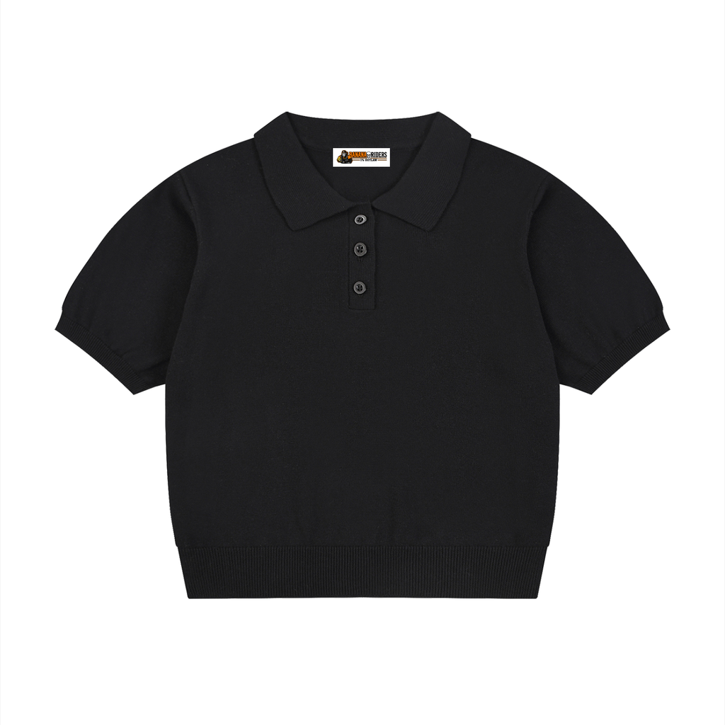Women’s Knit Cotton Polo Shirt