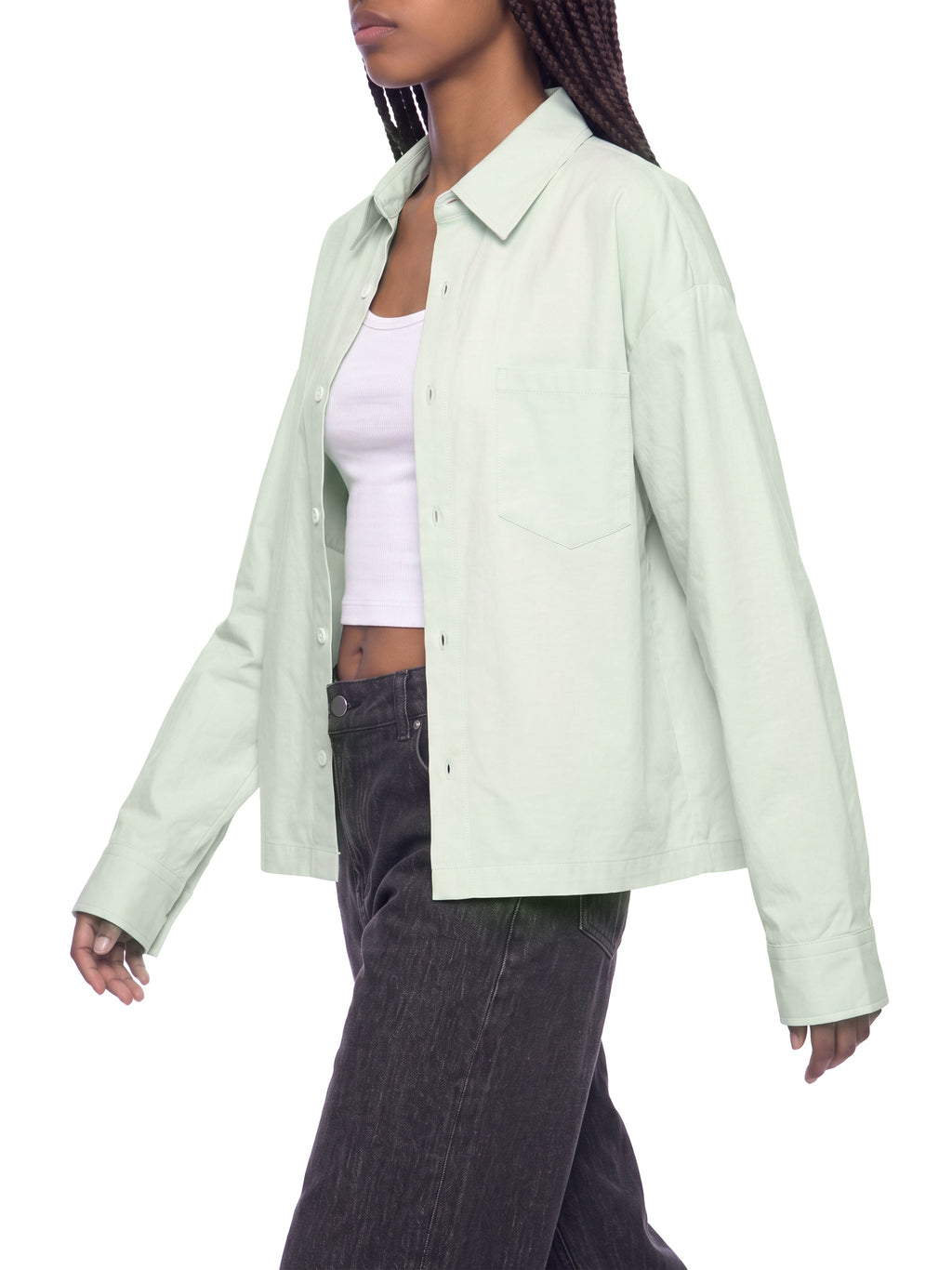 Unisex Boxy Long Sleeve Shirt