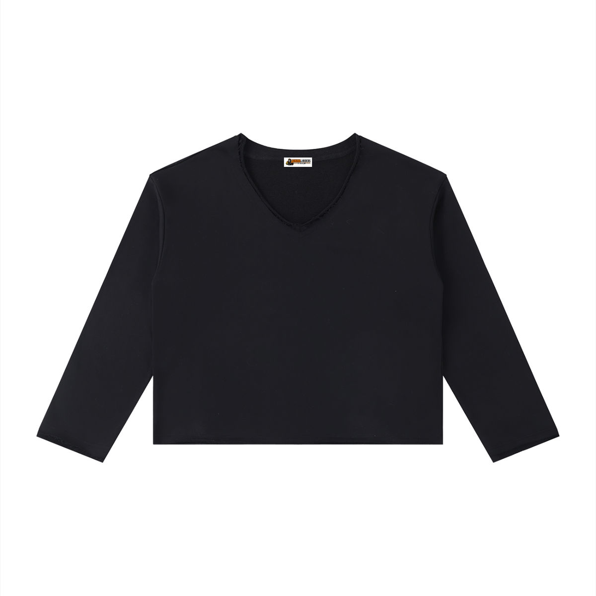 Women's Raw Hem Long Sleeve T-Shirt