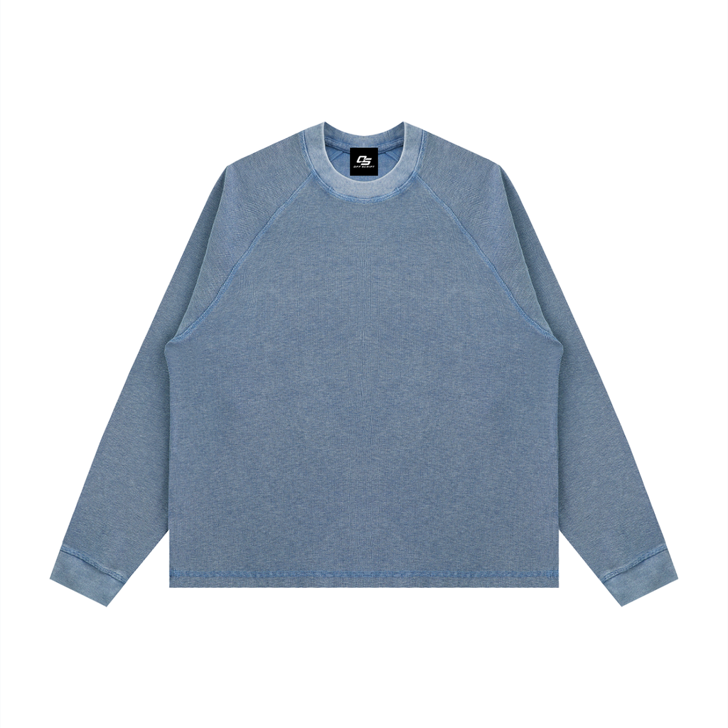 Unisex Vintage Wash Boxy Waffle T-Shirt