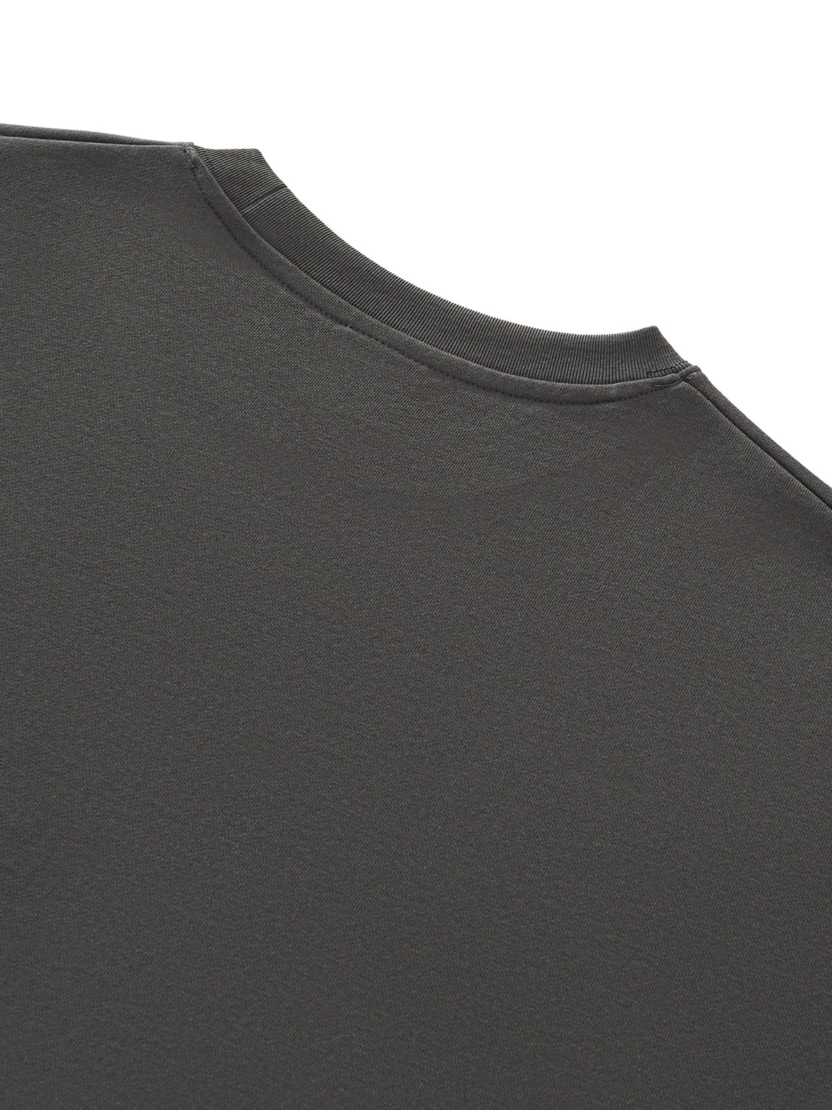 Unisex Boxy Half-Sleeve Raw-Edge T-Shirt gallery view