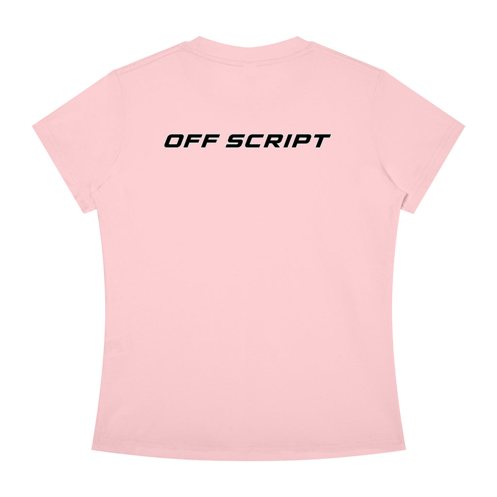 Drop Bear Women's Slim Fit Crewneck T-Shirt - Light Pink back