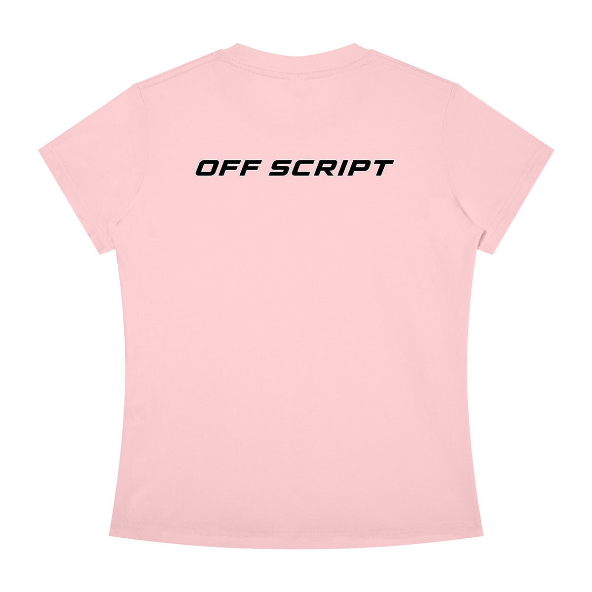 Drop Bear Women's Slim Fit Crewneck T-Shirt - Light Pink back