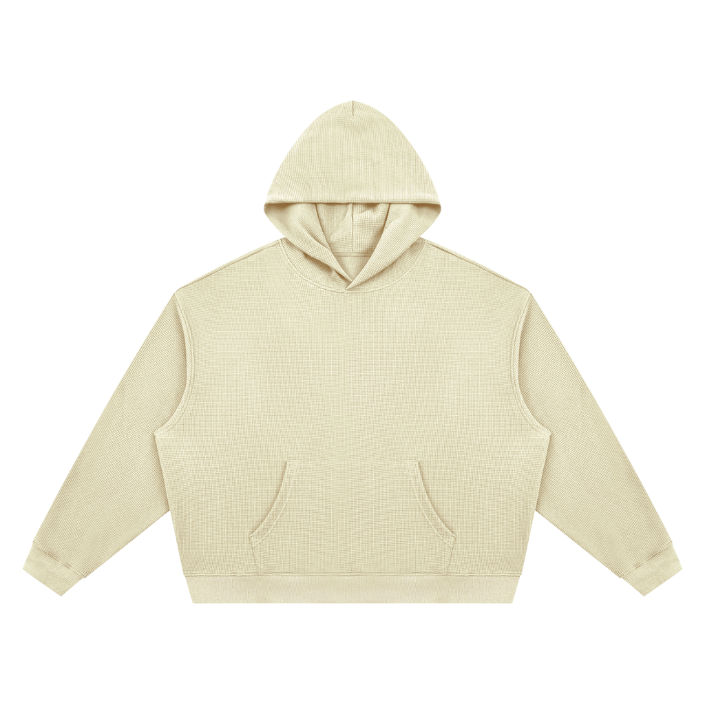 Unisex Waffle Boxy Hoodie