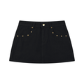 Women’s Studded Denim Mini Skirt