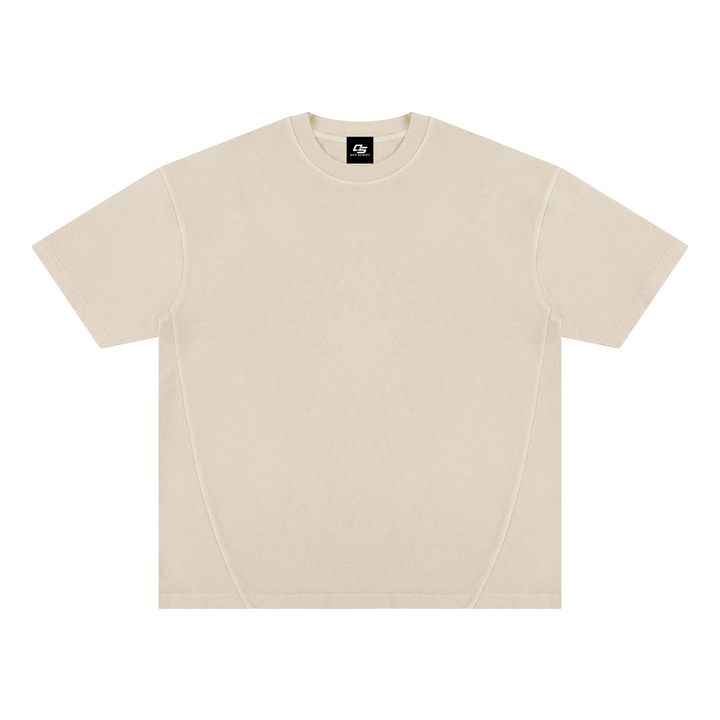 Unisex Vintage Wash Paneling T-Shirt