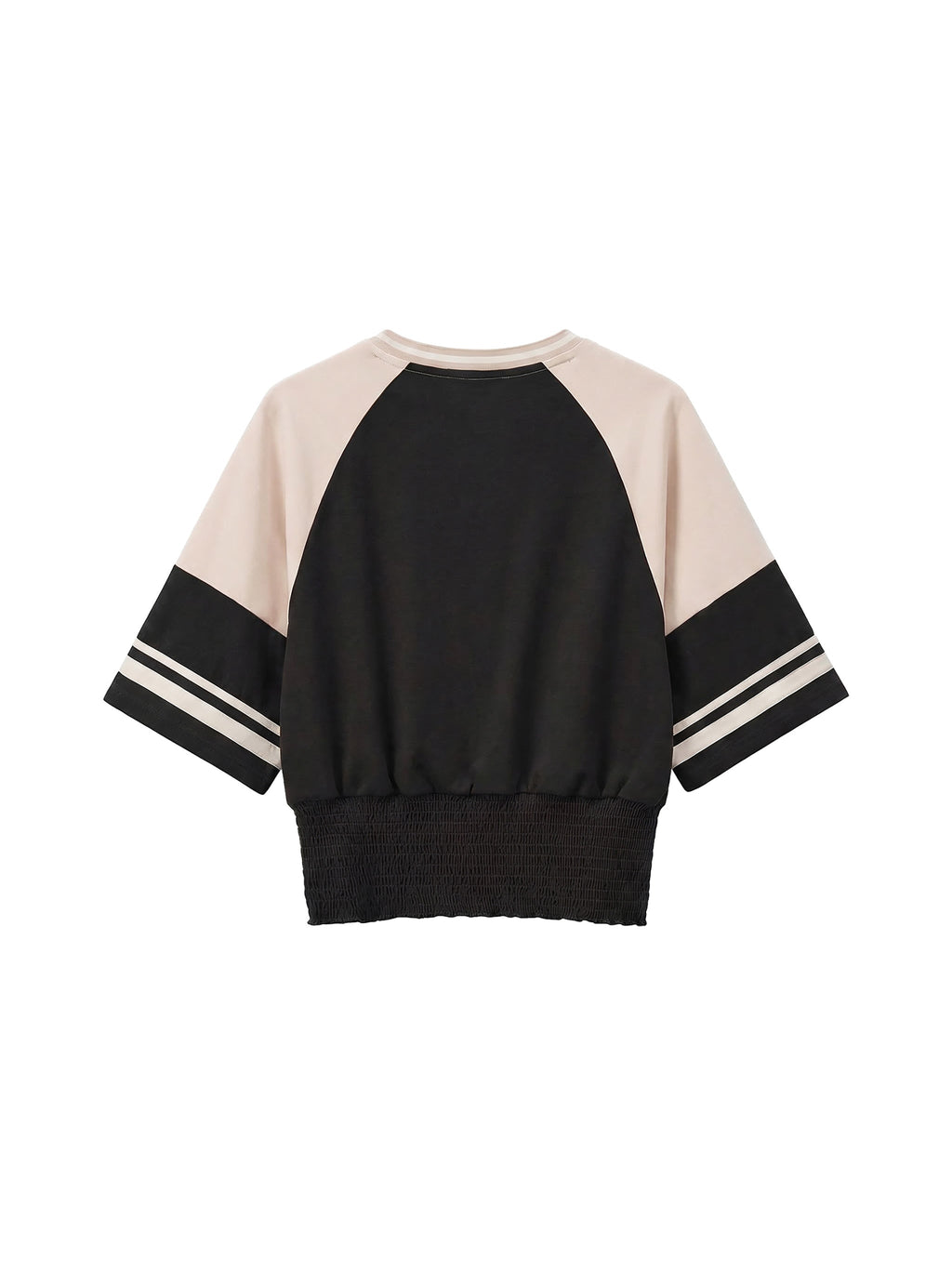 Women's Color Block Ruched T-Shirt