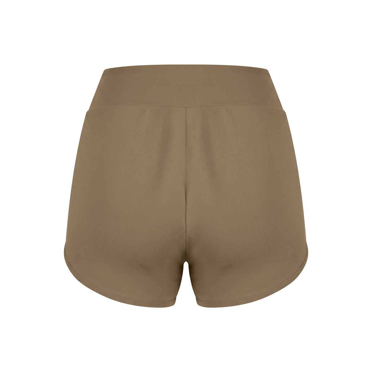 Off Script Women’s High-Rise Curved-Hem Pocket Yoga Shorts